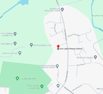 Our location map